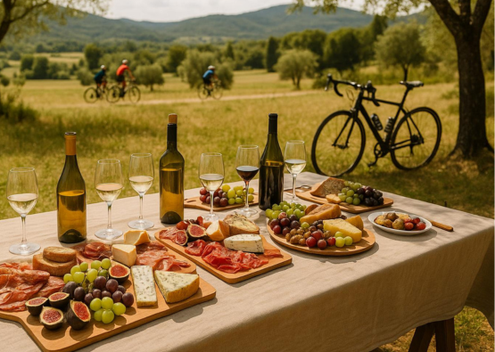 Experiencia Aperitivo en el bosque después de una ruta en cicicleta