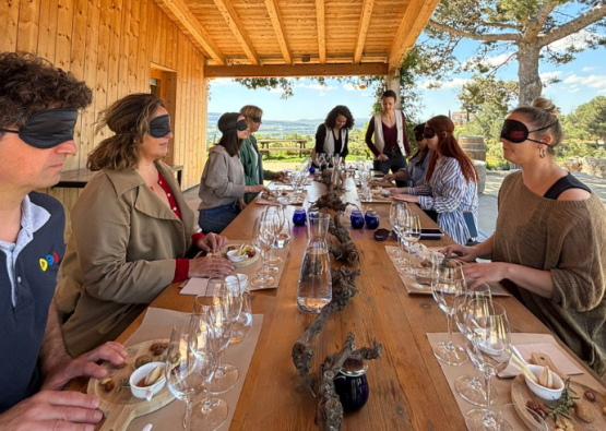 Degustación a ciegas en equipo